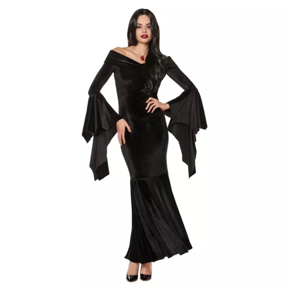 Spirit Halloween-The Addams Family-Morticia Addams Costume